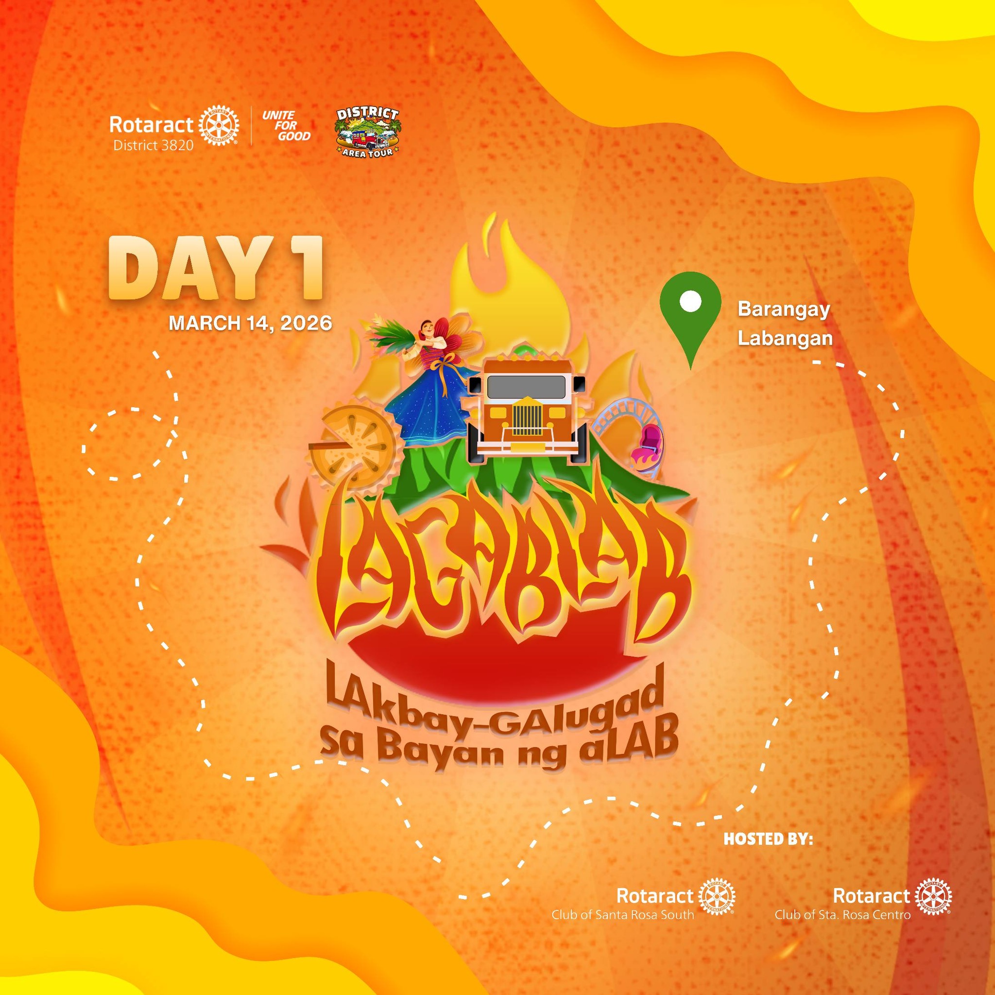 District Area Tour - LAGABLAB: Lakbay-Galugad sa Bayan ng Alab